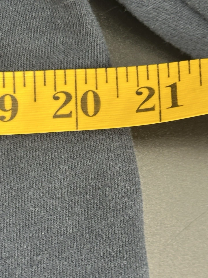 Carhartt Relaxed Fit Quarter Zip Mock Neck Sweatshirt Women's Small (4-6) Blue - Image 3 of 4