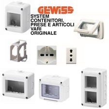 CONTENITORI GEWISS PER APPARECCHI SYSTEM E FRUTTI
