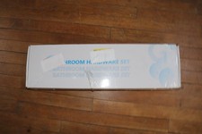 Bath Hardware Set with Towel Bar Brushed Gold A-91012-S-G-2