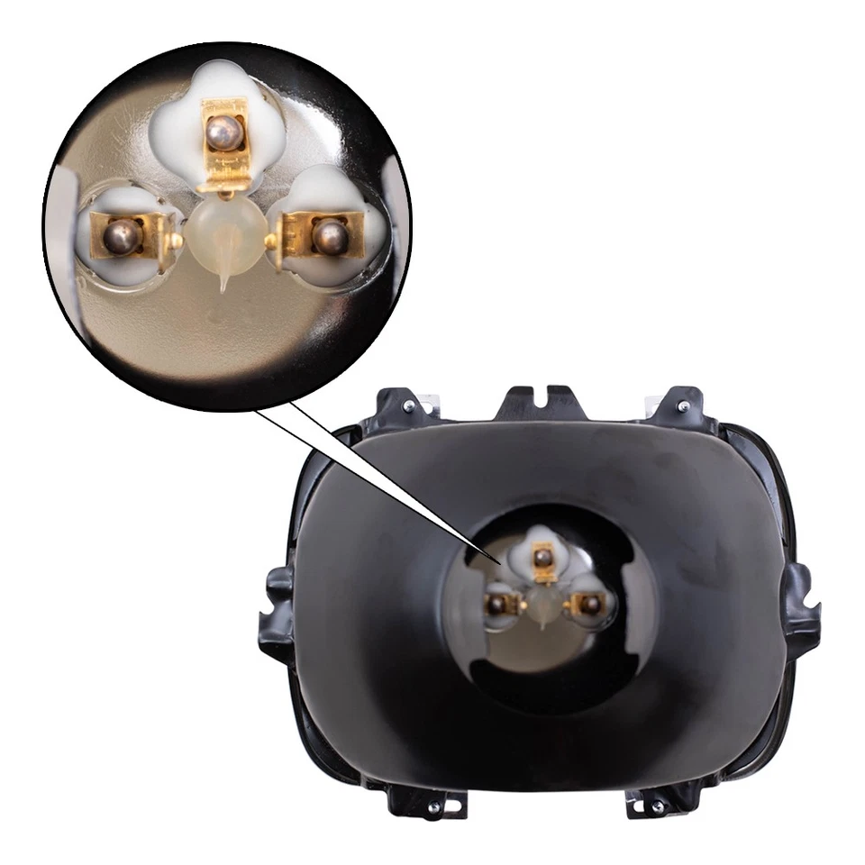 Faro compatible con C10 Suburban 1979-1986 cápsula de haz sellado rectangular L=R Foto 4 de 4