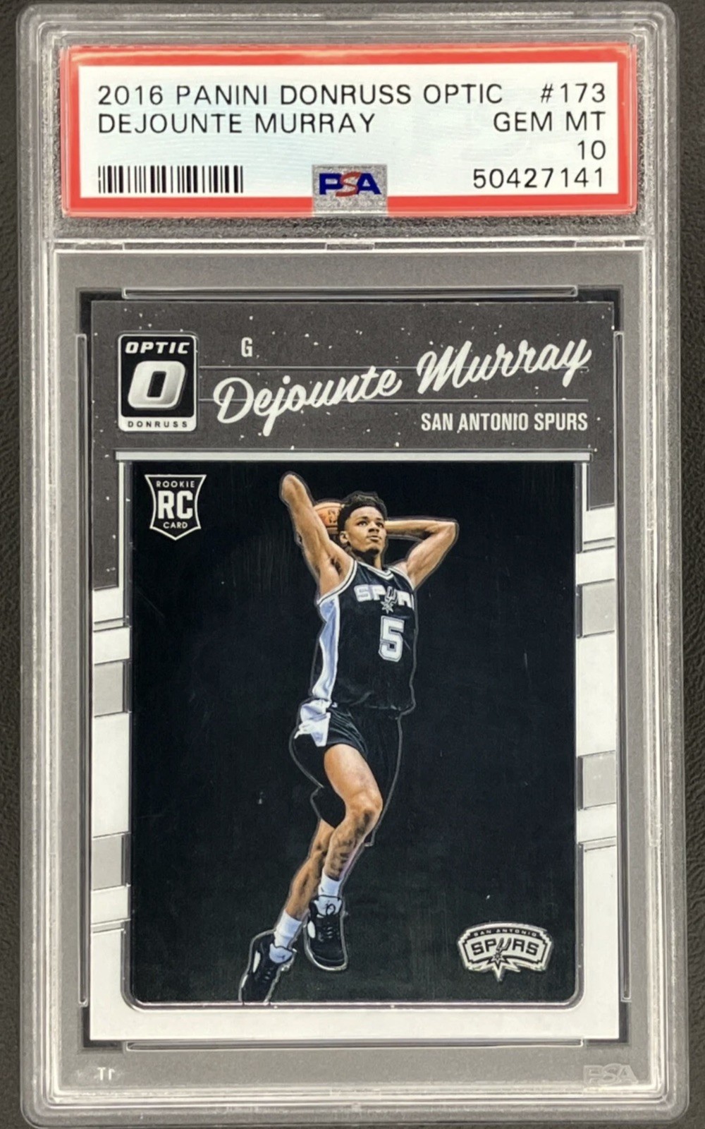 2016-17 Panini Donruss Optic #173 Dejounte Murray RC PSA 10