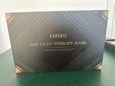 Evfofo Led Face Mask Light Therapy, Red Light Therapy for Face, 7-1 Colors LED F