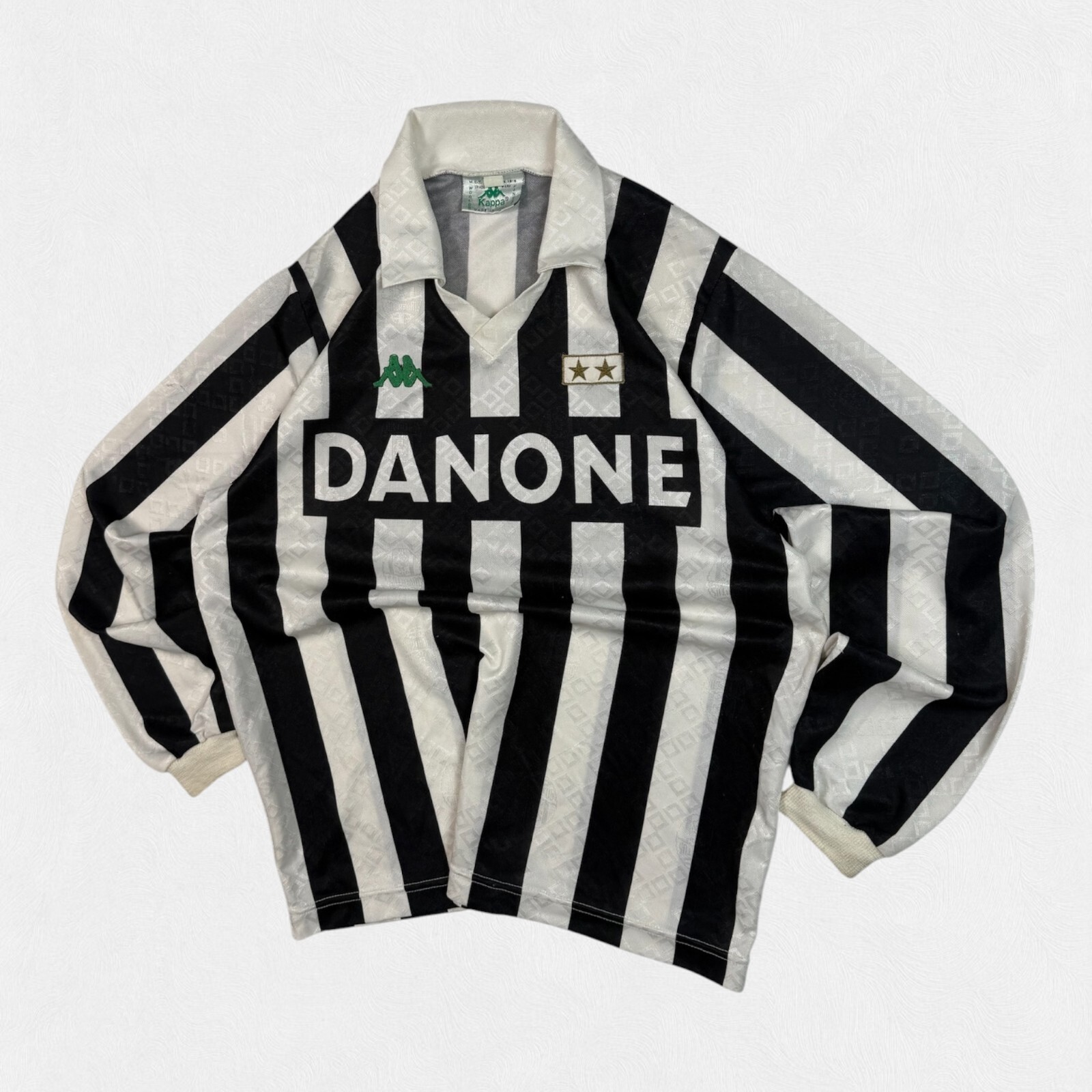 Juventus 1992-94 Home Kit by Kappa - Long Sleeve