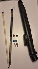 Billard Cue / Köcher-Set mit Zubehör: Köhe...