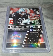 Marcus Allen Spectra Championship Gear Silver #d 17/75