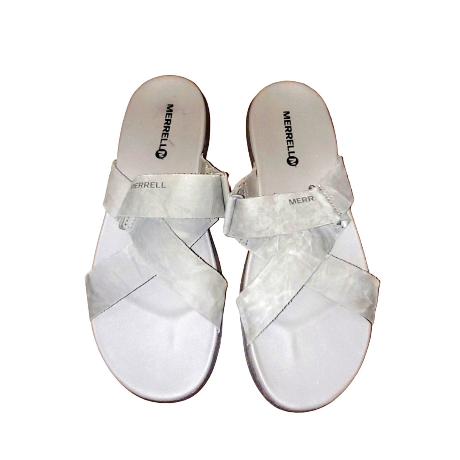 Scarpe sandali Merrell donna Select Grip slide on grigio taglia 10