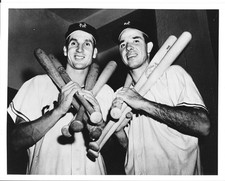 Bobby Thomson Jim Hearn Photo New York Giants 10x8 Baseball Photo