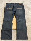 Seven7 Jeans Mens 38x32 Blue Slim Straight Fit dark Wash Premium Denim — photo 2