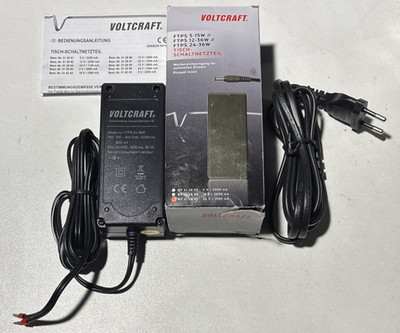 NEW Voltcraft Universal Plug Power Supply Transformer Adapter FTPS 24-36W