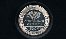 BELGIUM - 500 FRANCS ND(1993) KM# 186, EUROPALAIA - MEXICO EXPOSITION