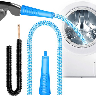 #ad Dryer Vent Cleaner Kit Vacuum Attachment Hose with Lint Remover Cleaning Brush $12.48