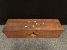 Vintage Wooden Slit Tongue Log Drum Percussion 6 Key Note Instrument-Large 24