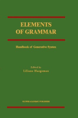 Liliane Haegeman | Elements of Grammar | Taschenbuch | Englisch (1998) | vii