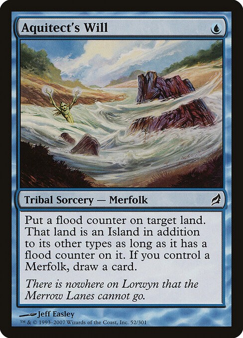 Aquitect's Will NonFoil Lorwyn 52 NM MTG