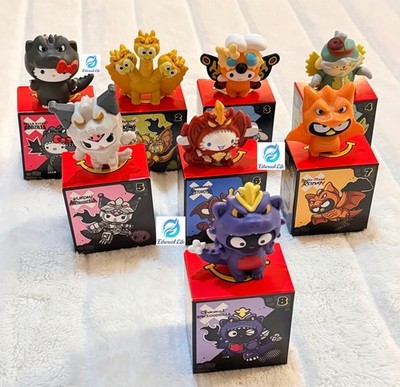 2026 McDonald s Hello Kitty Godzilla Happy Meal Figure Set of 8 Complete Set