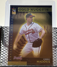 Topps 2000 Greg Maddux Atlanta Braves Gold Nuggets Golden Anniversary #GA15