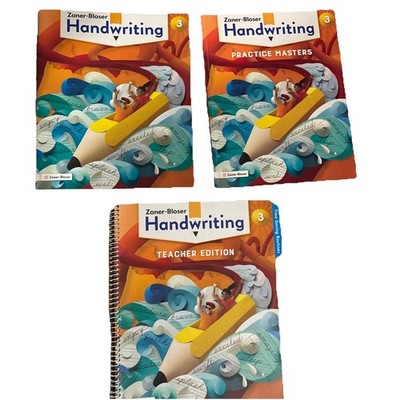 Zaner-Bloser Handwriting Grade 3 Student Edition + Teacher + Practice Masters