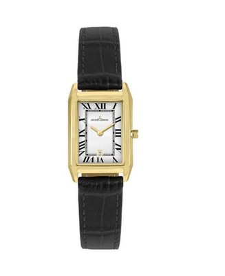 JACQUES LEMANS Women Analog Quartz Casual Watch Classic Dress Silver Dial Waterp