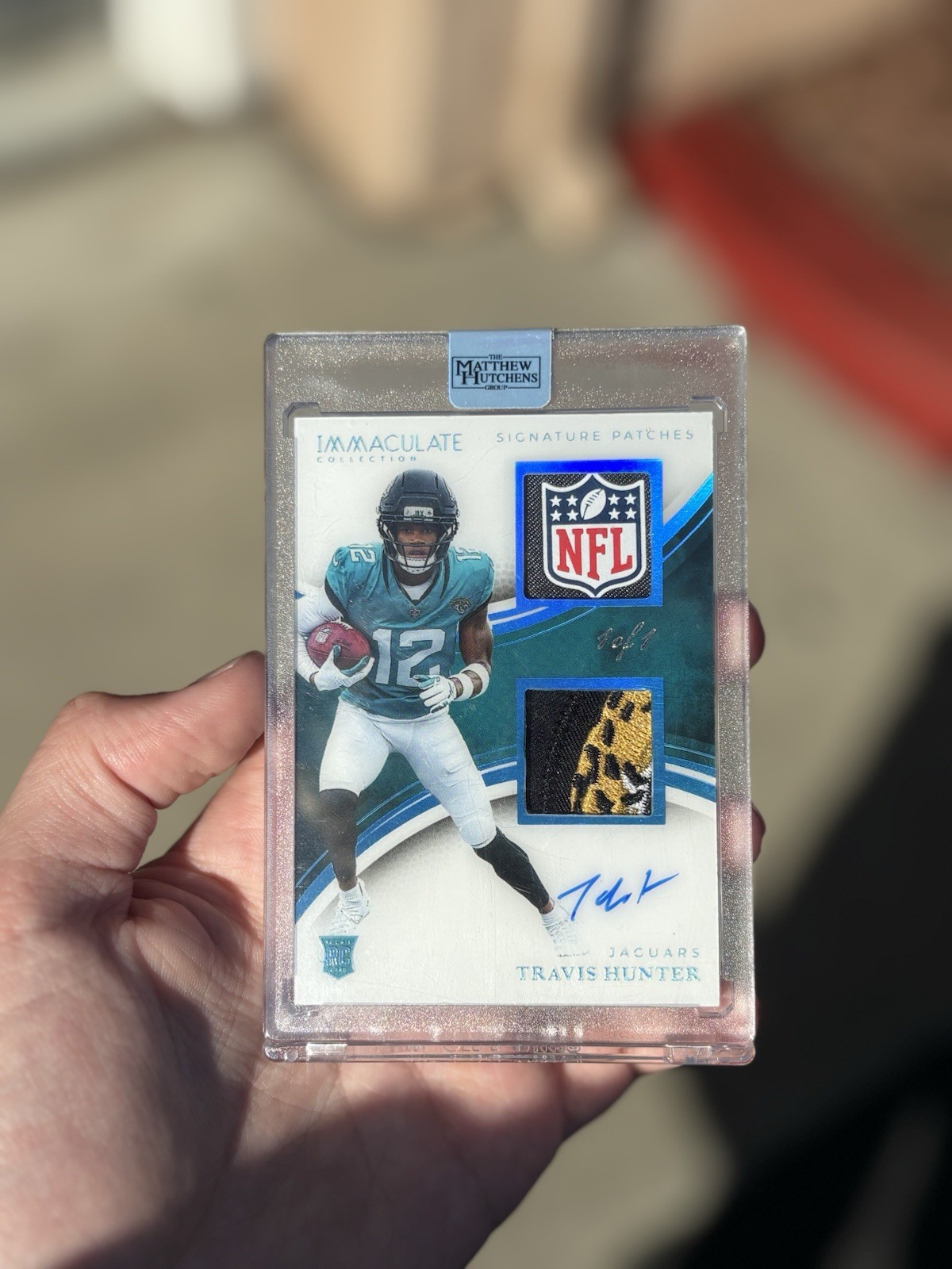 2025 Panini Immaculate Collection - Signature Patches Travis Hunter 1/1 RPA