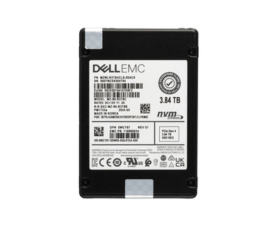 Hard drive Dell 3.84TB SSD NVMe PCIe 4.0x4 U.2 2.5'' V-NAND TLC RI WCY87
