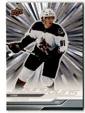 Josh Doan 2024-25 Upper Deck Silver Outburst Young Guns Rookie #233 Utah Hockey