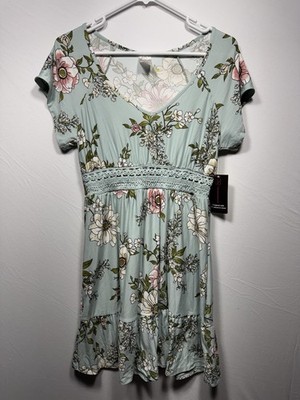 No Boundaries Peasant Babydoll Dress NWT, Size L 11/13