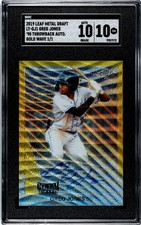 2019 Leaf Metal Draft Greg Jones ‘90 Throwback SGC 10 w/10 Auto Gold Wave (1/1)