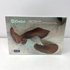 Owlet Dream Sock Baby Smart Sleep Monitoring Device Mint 0-18 Months NEW SEALED
