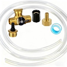 RV Winterizing Kit: Brass Blow Out Plug  Antifreeze Pump - 2-Step