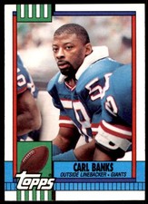 1990 Topps Carl Banks New York Giants #53