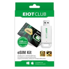 EIOTCLUB eSIM Card  Reader Bundle - Standard SIM 25mm  15mm , white