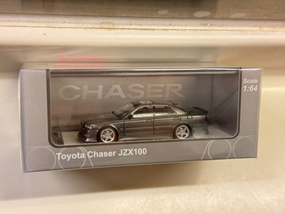 1/64 Mini Car JZX100 Chaser Drift Gunmetal From Japan