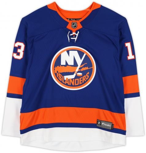 Mathew Barzal Islanders Signed Blue Fanatics Breakaway Jersey-Fanatics - Picture 4 of 6