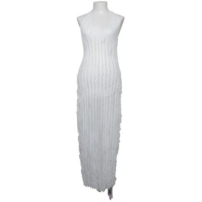 Micas, Maxikleid, Größe: S, Weiß, Polyester, Damen #FmZ