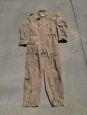 CWU-27/P Flight Suit 40L Tan 380 Nomex Aramid US Military EXCEL Industries