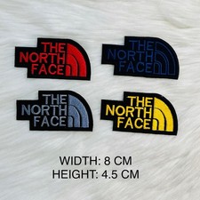 Popular Outdoor Clothing Brand TNF Logo Embroidered Patch Iron On Sew On Badge