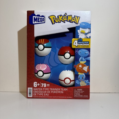 #ad #ad Pokémon Mega Bloks Water Trainer Team JCT42 79PC Building Set New $12.99