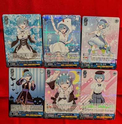 Weiss Schwarz Re:Zero Vol. 3 Various Rem cards (6 Cards) Japanese Rare & RR