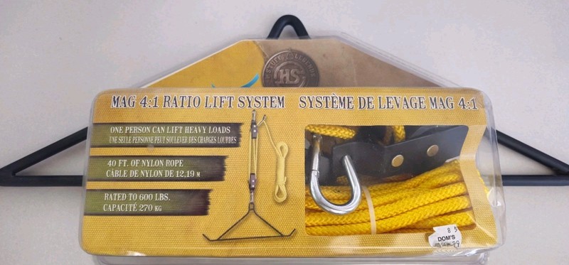 Hunter's Specialties MAG 4:1 Ratio Lift System 600 LB W MAG Gambrel Deer New