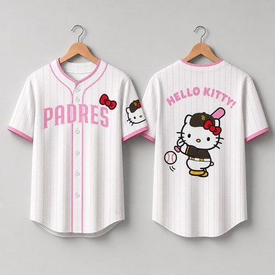 HOT!! 2026 Padres Hello Kitty Game Jersey
