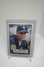 2001 Topps Heritage - David Justice #14 Black Back