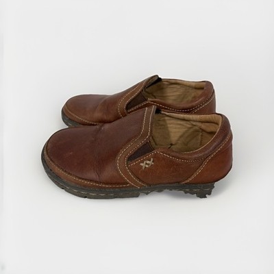 Born Boys Loafers Size 12 EUR 30 Brown Leather Slip On Casual Shoes