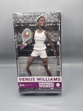 Barbie Inspiring Women Venus Williams Doll w/ Signature Tennis Uniform & Racket