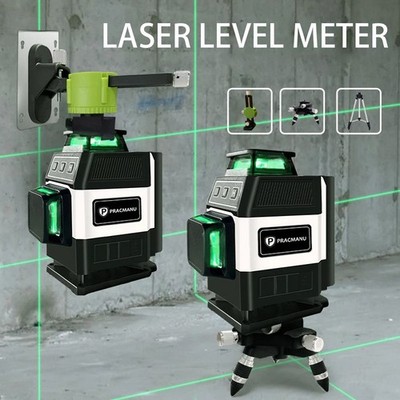 US 16 Lines 4D Laser Level Green Lines 360 Self-Leveling Horizontal and VerticML