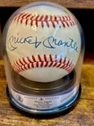 Mickey Mantle NY Yankees Signed Autographed Baseball Beckett Encapsulated BAS