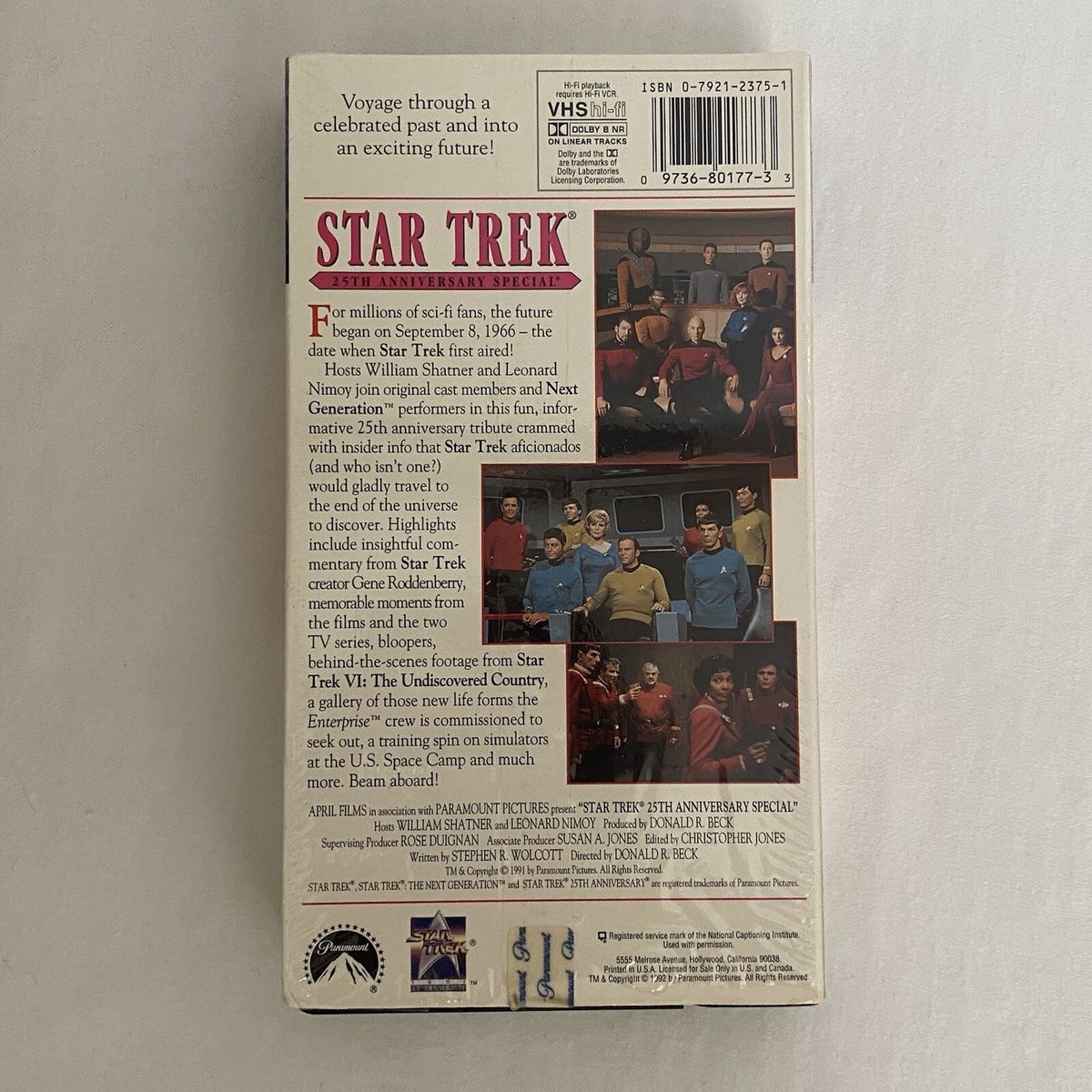 Star Trek - 25th Anniversary Special (VHS, 1992) Documentary