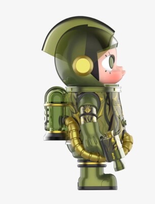 100% Authentic) Pop Mart X Clot 100% Mega Space Molly - Olive