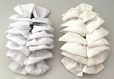LONG BANANA HAIR CLIP WHITE BOWS ON BOTH SIDES SELECT COLOR FREE USA SHIPPING