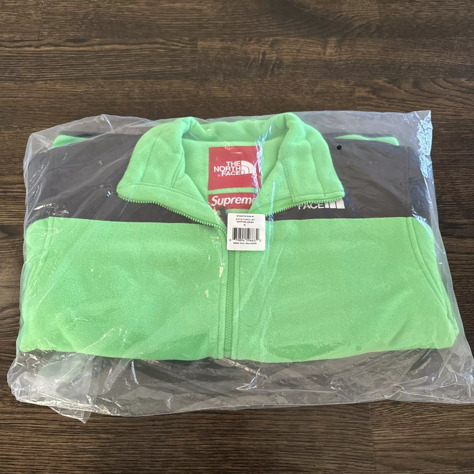 Veste polaire Supreme X The North Face RTG vert vif moyen
