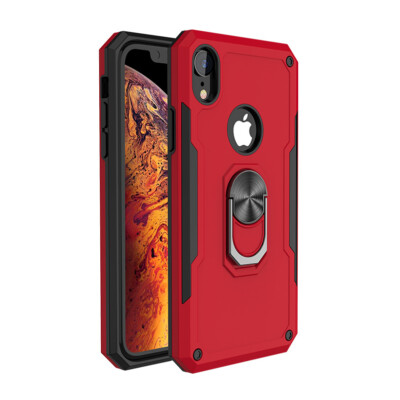 For Apple iPhone 11/11 Pro/XR/XS Max/8/7 Shockproof Magnetic Ring Kickstand Case